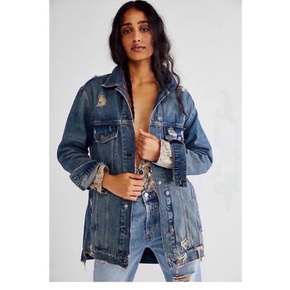 ZARA Ripped Jean Jacket - Picture 3 of 11